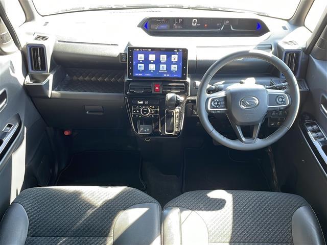 タント カスタムRS 4WD 純正9型メモリナビフルセグTV バックカメラ ビルトインETC 両側パワースライドドア ハーフレザーシート 純正15インチアルミ シートヒーター  レーンキープアシスト ワンオーナー(2枚目)