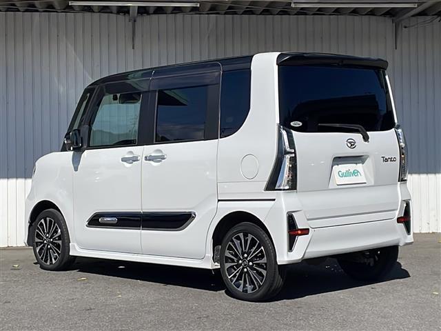 タント カスタムRS 4WD 純正9型メモリナビフルセグTV バックカメラ ビルトインETC 両側パワースライドドア ハーフレザーシート 純正15インチアルミ シートヒーター  レーンキープアシスト ワンオーナー(22枚目)