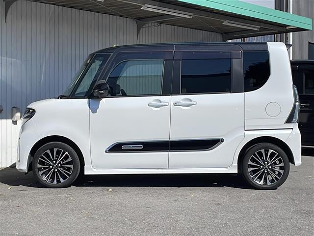 タント カスタムRS 4WD 純正9型メモリナビフルセグTV バックカメラ ビルトインETC 両側パワースライドドア ハーフレザーシート 純正15インチアルミ シートヒーター  レーンキープアシスト ワンオーナー(40枚目)