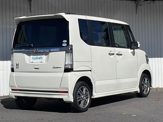 N-BOXカスタム G・Lパッケージ 4WD 純正14インチアルミ 左側パワースライドドア HIDヘッドライト プッシュスタート スマートキー(40枚目)