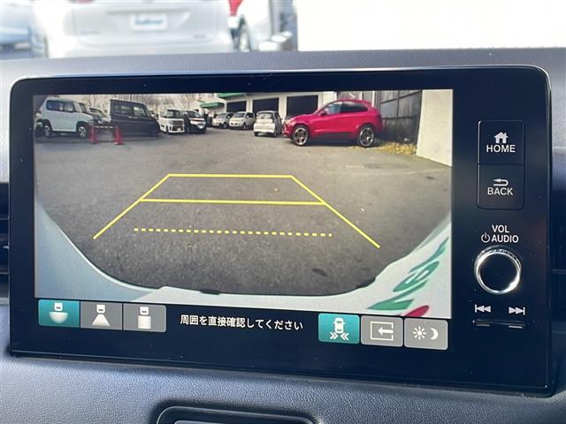 ヴェゼル ｅ：ＨＥＶ　Ｚ　純正メーカーナビフルセグＴＶ　バックカメラ　ＥＴＣ２．０　パワーバックドア　純正１８インチアルミ　ハーフレザーシート　シートヒーター　ステアリングヒーター　前後コーナーセンサー　後退出庫サポート（3枚目）