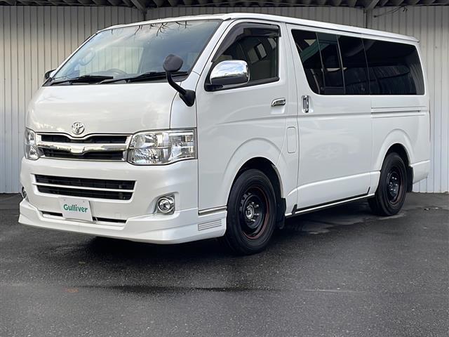 ハイエースバン ロングスーパーＧＬ　４ＷＤ　ディーゼル　エアロ　メモリナビＴＶ　バックカメラ　ＥＴＣ　社外ウッドコンビステアリング　保証書・取説　スペアキー×２（18枚目）