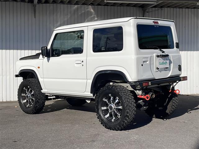 ジムニー XL 純正8型ナビフルセグTV 社外16インチアルミ BFグッドリッチM/T リフトアップ ラテラルロッド 社外ボンネット 社外マフラー 社外前後バンパー 社外グリル 社外テール 社外オーバーフェンダー(43枚目)