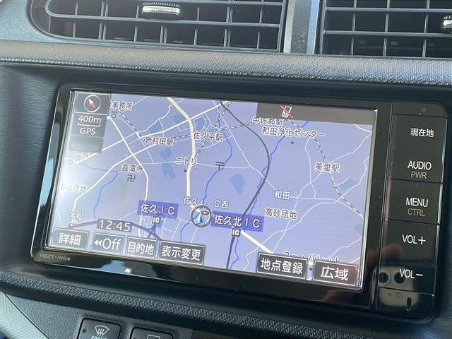 アクア S 純正メモリナビTV Bluetooth バックカメラ ETC ブラックレザー調シートカバー 純正フロアマット 取説(4枚目)