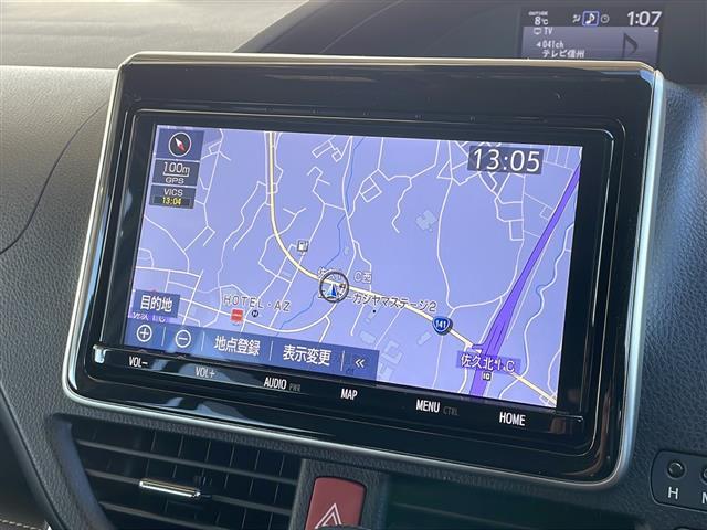 エスクァイア Xi 4WD トヨタセーフティセンス 純正9型メモリナビフルセグTV バックカメラ ETC ドライブレコーダー 左側パワースライドドア 純正エンジンスターター 社外17インチアルミ プッシュスタート(4枚目)