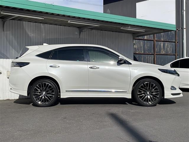 ハリアーハイブリッド エレガンス 4WD 純正9型ナビフルセグTV Weds20インチアルミ 社外エアロ ハーフレザーシート ドライブレコーダー プッシュスタート スマートキー パワーシート(38枚目)