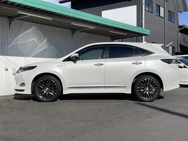 ハリアーハイブリッド エレガンス 4WD 純正9型ナビフルセグTV Weds20インチアルミ 社外エアロ ハーフレザーシート ドライブレコーダー プッシュスタート スマートキー パワーシート(40枚目)