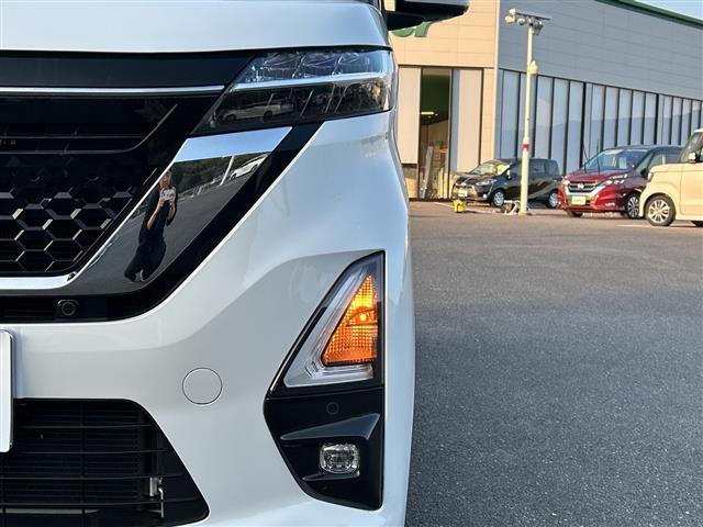 ルークス ハイウェイスター X 純正9インチディスプレイオーディオ 片側パワースライドドア 全方位カメラ ETC 前後ドライブレコーダー エマージェンシーブレーキ 車線逸脱警報 コーナーセンサー 純正14インチAW LED(36枚目)