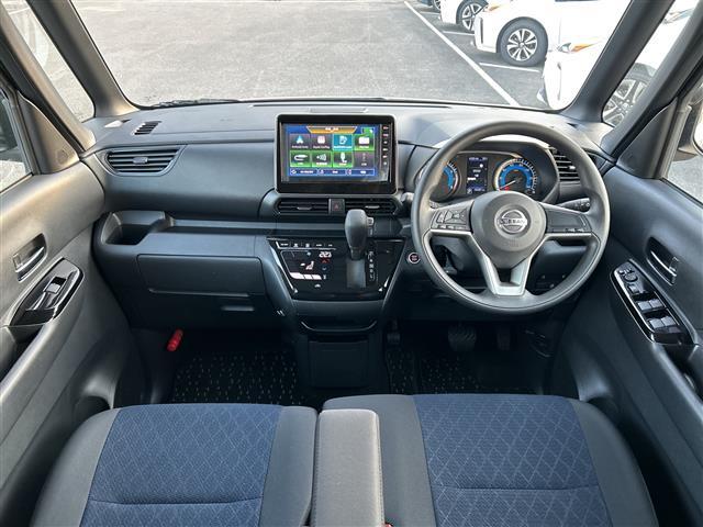 ルークス ハイウェイスター X 純正9インチディスプレイオーディオ 片側パワースライドドア 全方位カメラ ETC 前後ドライブレコーダー エマージェンシーブレーキ 車線逸脱警報 コーナーセンサー 純正14インチAW LED(42枚目)