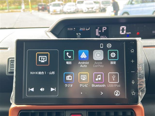 タント ファンクロスターボ ディスプレイオーディオ/両側Pスラ/全方位/スマートアシスト/レーンキープアシスト/横滑り防止装置/コーナーセンサー/LEDオートライト/オートマチックハイビーム/フォグランプ/DNシートヒーター(5枚目)