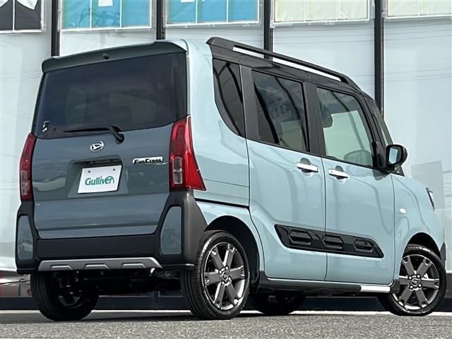 タント ファンクロスターボ ディスプレイオーディオ/両側Pスラ/全方位/スマートアシスト/レーンキープアシスト/横滑り防止装置/コーナーセンサー/LEDオートライト/オートマチックハイビーム/フォグランプ/DNシートヒーター(35枚目)