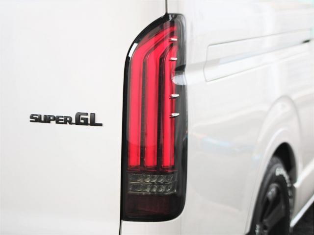 スーパーGL ダークプライムII アルパインBIGXナビ マッドブラック塗装 アルティメットLEDテールランプ バルベログランデアルミホイール グッドイヤーナスカータイヤ デジタルインナーミラー フロントスポイラー オーバーフェンダー(11枚目)