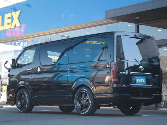 スーパーGL ダークプライムII デジタルインナーミラー パワースライドドア パノラミックビューモニター 車中泊 ベットキット フロントスポイラー オーバーフェンダー アルティメットテールランプ バルベロディープスAW ナスカータイヤ(23枚目)
