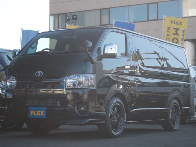 スーパーGL ダークプライムII デジタルインナーミラー パワースライドドア パノラミックビューモニター 車中泊 ベットキット フロントスポイラー オーバーフェンダー アルティメットテールランプ バルベロディープスAW ナスカータイヤ(31枚目)