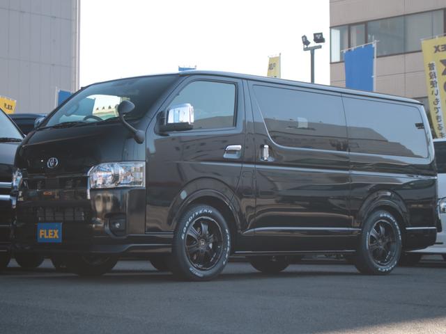 スーパーGL ダークプライムII デジタルインナーミラー パワースライドドア パノラミックビューモニター 車中泊 ベットキット フロントスポイラー オーバーフェンダー アルティメットテールランプ バルベロディープスAW ナスカータイヤ(33枚目)