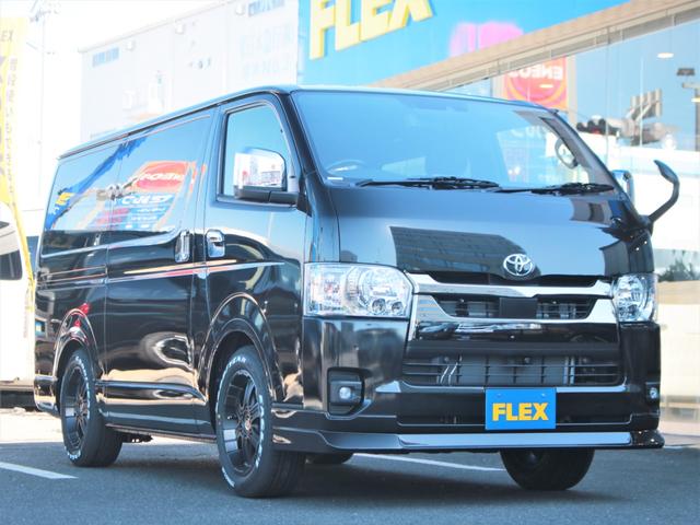 スーパーGL ダークプライムII デジタルインナーミラー パワースライドドア パノラミックビューモニター 車中泊 ベットキット フロントスポイラー オーバーフェンダー アルティメットテールランプ バルベロディープスAW ナスカータイヤ(40枚目)