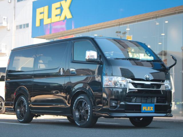スーパーGL ダークプライムII デジタルインナーミラー パワースライドドア パノラミックビューモニター 車中泊 ベットキット フロントスポイラー オーバーフェンダー アルティメットテールランプ バルベロディープスAW ナスカータイヤ(42枚目)