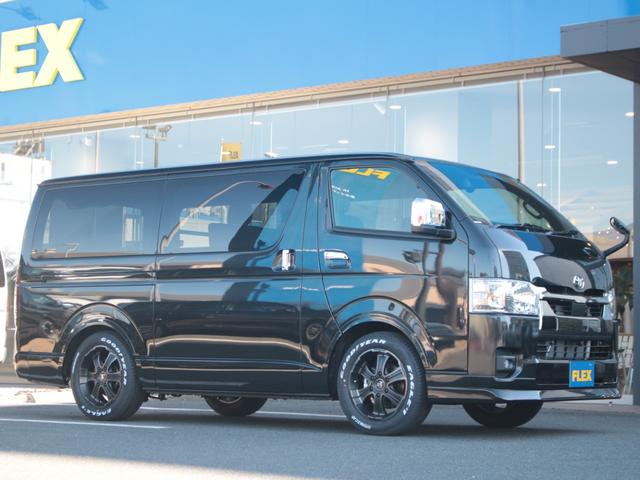 スーパーGL ダークプライムII デジタルインナーミラー パワースライドドア パノラミックビューモニター 車中泊 ベットキット フロントスポイラー オーバーフェンダー アルティメットテールランプ バルベロディープスAW ナスカータイヤ(43枚目)