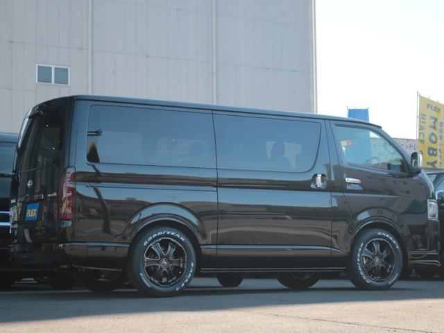 スーパーGL ダークプライムII デジタルインナーミラー パワースライドドア パノラミックビューモニター 車中泊 ベットキット フロントスポイラー オーバーフェンダー アルティメットテールランプ バルベロディープスAW ナスカータイヤ(55枚目)