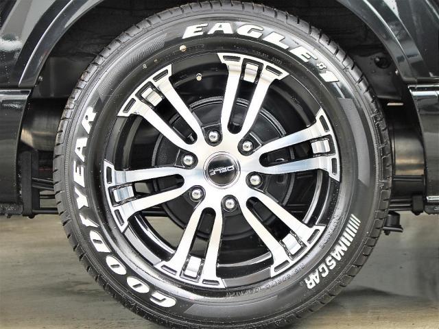 スーパーGL ダークプライムII デジタルインナーミラー 小窓付き パノラミックビューモニター ローダウン Delf02アルミ ナスカータイヤ フロントスポイラー オーバーフェンダー 煌ブラックLEDテール ダークプライム アウトドア(15枚目)