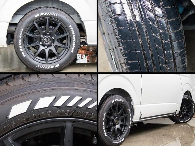 ハイエースバン スーパーGL ダークプライムII 買取直販 足回り強化パーツ ディーゼル 4WD ナビ付 前後ドラレコ パノラミックビューモニター 両側パワースライドドア デジタルインナーミラー LEDテールランプ アルミホイール モデリスタ エアロ(16枚目)