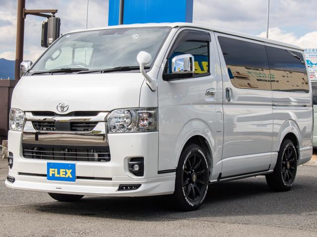 ハイエースバン スーパーGL ダークプライムII 買取直販 足回り強化パーツ ディーゼル 4WD ナビ付 前後ドラレコ パノラミックビューモニター 両側パワースライドドア デジタルインナーミラー LEDテールランプ アルミホイール モデリスタ エアロ(40枚目)