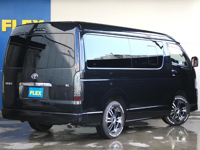 ハイエースワゴン ＧＬ　Ｖａｌｅｎｔｉ　ＬＥＤヘッドライト　アルミホイール　ローダウン　ナビ　ＥＴＣ２．０　フリップダウンモニター　モデリスタ　ナスカータイヤ　デジタルインナーミラー　シートカバー　パワスラ　助手席エアバック（10枚目）