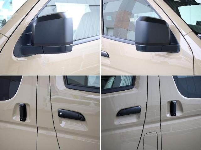 ハイエースバン ロングスーパーGL 丸目 BIG-Xナビ ETC2.0 パノラミックビューモニター エアバック アースカラー ベージュ フロントスポイラー アルミホイール LEDテール シートカバー全席 ベッドキット オーバーフェンダー(15枚目)