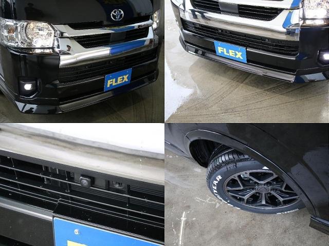 ハイエースワゴン GL BIG-Xナビ ETC2.0付 フリップダウン ルースピ アームレスト サイドバー LEDルームランプ フロントスポイラー オバフェン バルベロアルミホイール ナスカータイヤ ローダウン LEDテール(16枚目)