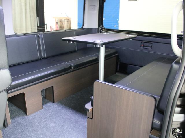 ハイエースワゴン GL BIG-Xナビ ETC2.0付 フリップダウン ルースピ アームレスト サイドバー LEDルームランプ フロントスポイラー オバフェン バルベロアルミホイール ナスカータイヤ ローダウン LEDテール(37枚目)