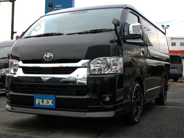 ハイエースワゴン GL BIG-Xナビ ETC2.0付 フリップダウン ルースピ アームレスト サイドバー LEDルームランプ フロントスポイラー オバフェン バルベロアルミホイール ナスカータイヤ ローダウン LEDテール(79枚目)