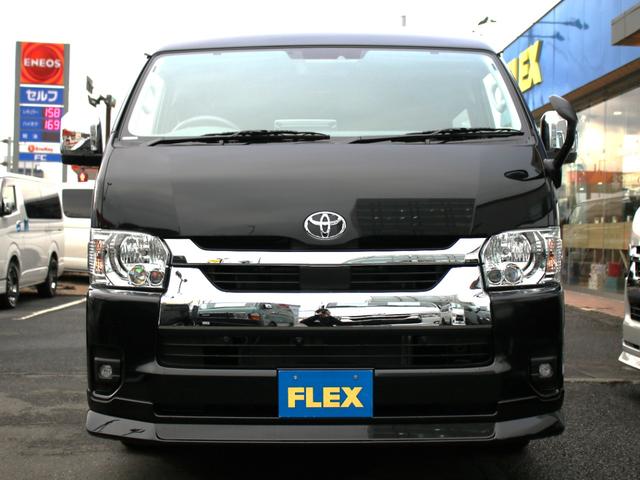 ハイエースワゴン GL BIG-Xナビ ETC2.0付 フリップダウン ルースピ アームレスト サイドバー LEDルームランプ フロントスポイラー オバフェン バルベロアルミホイール ナスカータイヤ ローダウン LEDテール(80枚目)