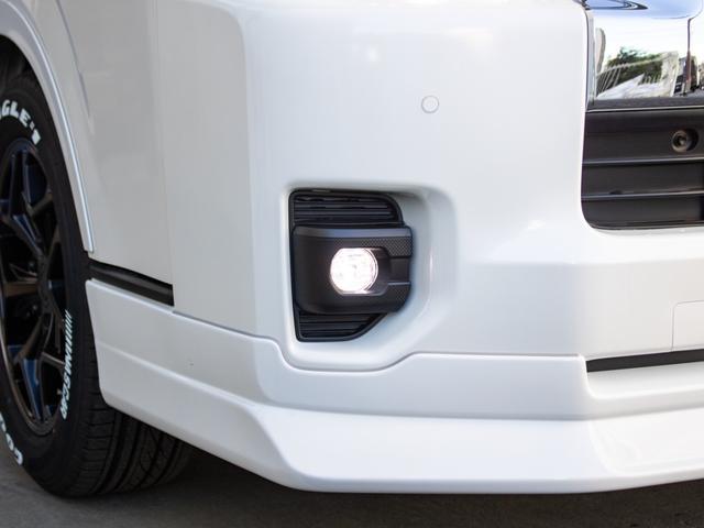 ハイエースワゴン ＧＬ　ＢＩＧ－Ｘナビ　ＥＴＣ２．０　フリップダウン　ルースピ　ローダウン　フロントスポイラー　オバフェン　アヴェスト　ウィンカーミラー　インパネ　シートカバー　エアバック　フローリング　ベッドキット　ＬＥＤ（27枚目）