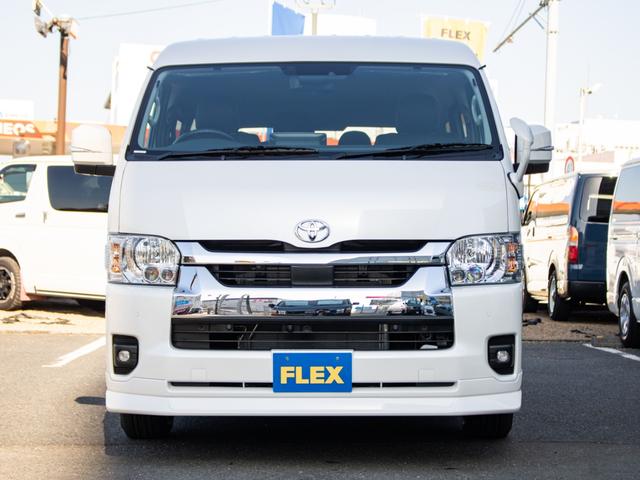 ハイエースワゴン ＧＬ　ＢＩＧ－Ｘナビ　ＥＴＣ２．０　フリップダウン　ルースピ　ローダウン　フロントスポイラー　オバフェン　アヴェスト　ウィンカーミラー　インパネ　シートカバー　エアバック　フローリング　ベッドキット　ＬＥＤ（71枚目）