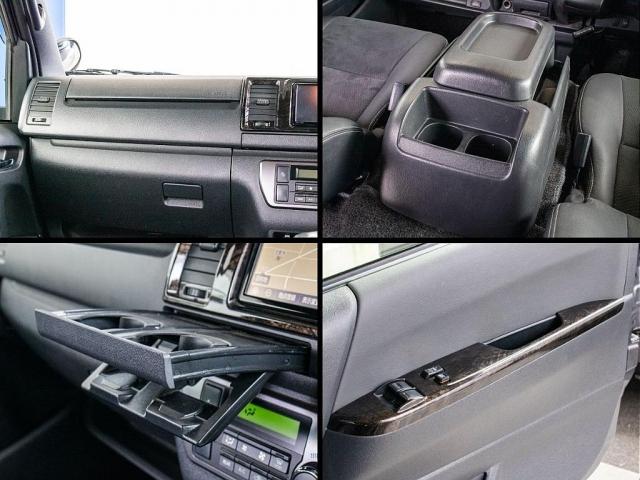 ハイエースバン スーパーGL ダークプライムII ガンメタリック カロッツェリアナビ ETC2.0付 バックカメラ 前後ドラレコ アルミホイール ヨコハマパラダ スポイラー オバフェン LEDテール ローダウン ストスパ ハイマウント ベッドキット付(4枚目)