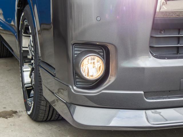 ハイエースバン スーパーGL ダークプライムII ガンメタリック カロッツェリアナビ ETC2.0付 バックカメラ 前後ドラレコ アルミホイール ヨコハマパラダ スポイラー オバフェン LEDテール ローダウン ストスパ ハイマウント ベッドキット付(24枚目)