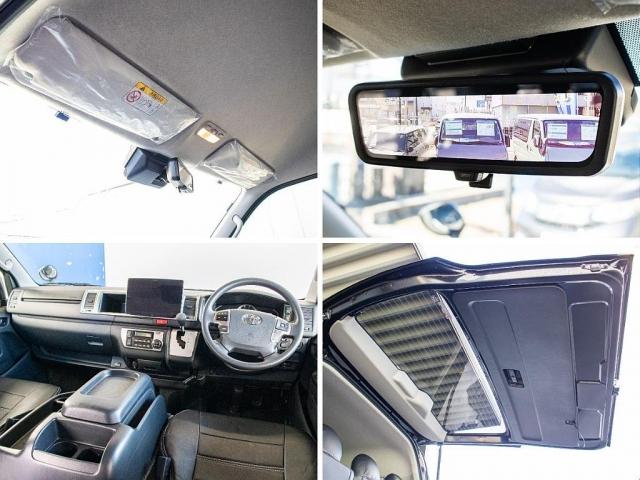 ハイエースワゴン GL ロング BIG-Xパーフェクトフィットナビ ETC2.0付 バックカメラ連動 12.8フリップ ルースピ シートカバー LEDテール アルミホイール ナスカータイヤ オバフェン フロントスポイラー ローダウン(6枚目)