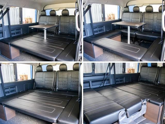 ハイエースワゴン GL ロング BIG-Xパーフェクトフィットナビ ETC2.0付 バックカメラ連動 12.8フリップ ルースピ シートカバー LEDテール アルミホイール ナスカータイヤ オバフェン フロントスポイラー ローダウン(12枚目)