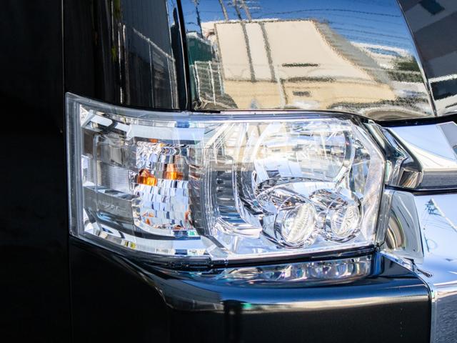 ハイエースワゴン GL ロング BIG-Xパーフェクトフィットナビ ETC2.0付 バックカメラ連動 12.8フリップ ルースピ シートカバー LEDテール アルミホイール ナスカータイヤ オバフェン フロントスポイラー ローダウン(22枚目)