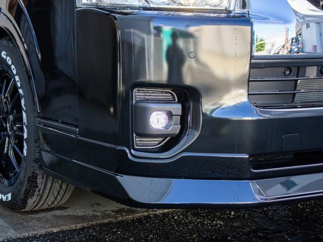 ハイエースワゴン GL ロング BIG-Xパーフェクトフィットナビ ETC2.0付 バックカメラ連動 12.8フリップ ルースピ シートカバー LEDテール アルミホイール ナスカータイヤ オバフェン フロントスポイラー ローダウン(23枚目)