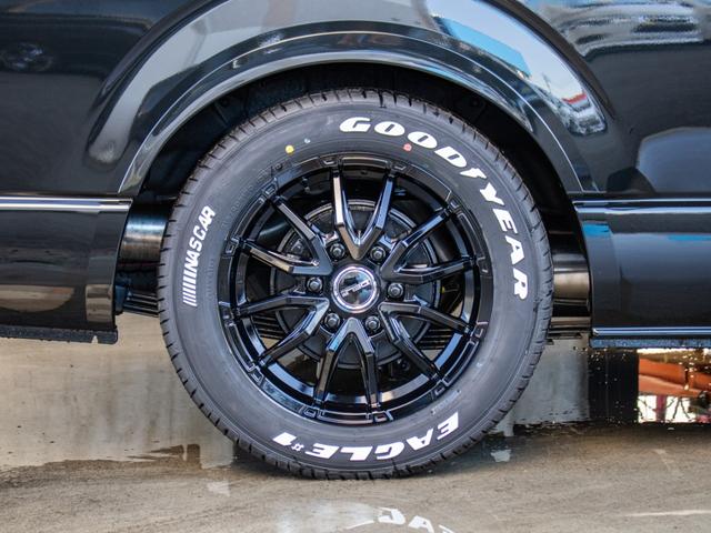 ハイエースワゴン GL ロング BIG-Xパーフェクトフィットナビ ETC2.0付 バックカメラ連動 12.8フリップ ルースピ シートカバー LEDテール アルミホイール ナスカータイヤ オバフェン フロントスポイラー ローダウン(28枚目)