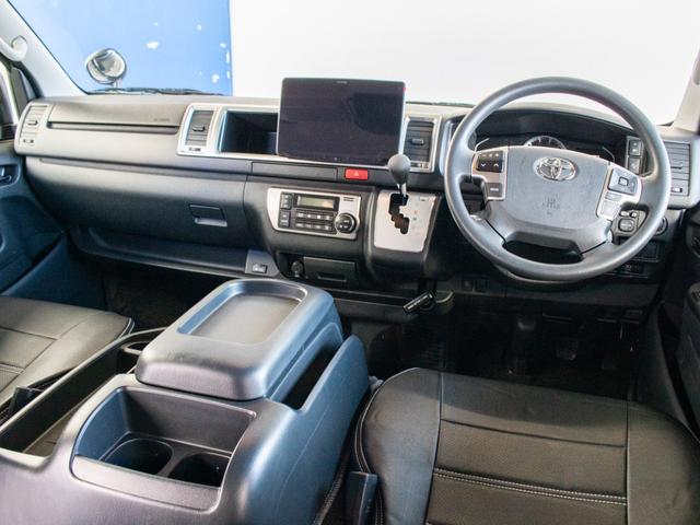 ハイエースワゴン GL ロング BIG-Xパーフェクトフィットナビ ETC2.0付 バックカメラ連動 12.8フリップ ルースピ シートカバー LEDテール アルミホイール ナスカータイヤ オバフェン フロントスポイラー ローダウン(32枚目)