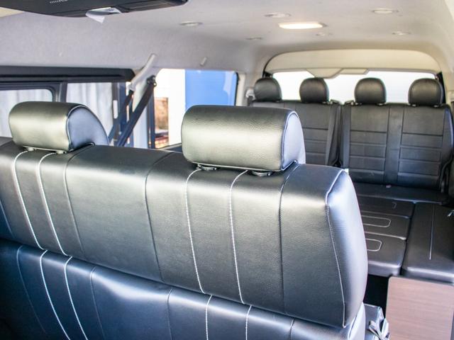 ハイエースワゴン GL ロング BIG-Xパーフェクトフィットナビ ETC2.0付 バックカメラ連動 12.8フリップ ルースピ シートカバー LEDテール アルミホイール ナスカータイヤ オバフェン フロントスポイラー ローダウン(74枚目)