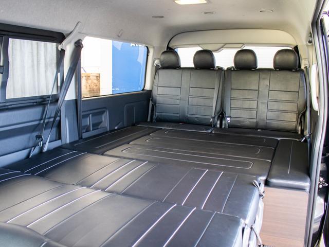 ハイエースワゴン GL ロング BIG-Xパーフェクトフィットナビ ETC2.0付 バックカメラ連動 12.8フリップ ルースピ シートカバー LEDテール アルミホイール ナスカータイヤ オバフェン フロントスポイラー ローダウン(75枚目)