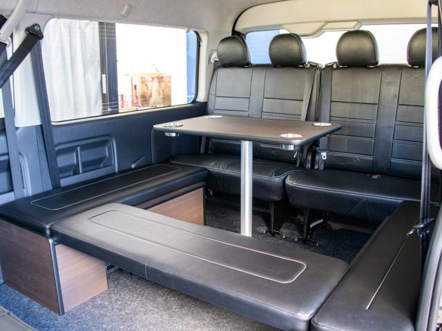 ハイエースワゴン GL ロング BIG-Xパーフェクトフィットナビ ETC2.0付 バックカメラ連動 12.8フリップ ルースピ シートカバー LEDテール アルミホイール ナスカータイヤ オバフェン フロントスポイラー ローダウン(78枚目)