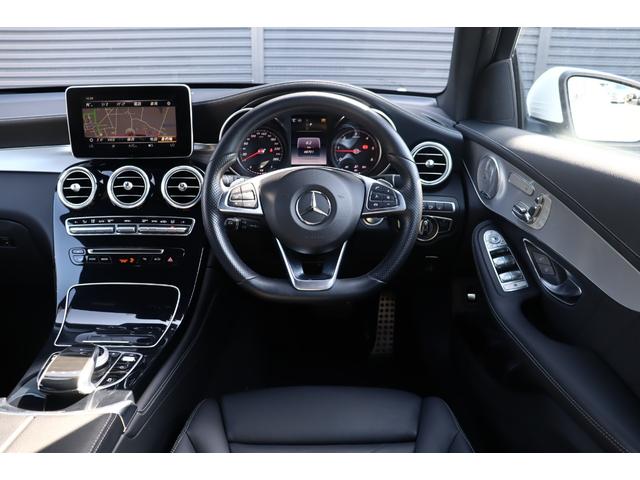 ＧＬＣ ＧＬＣ２２０ｄ　４マチックスポーツ（本革仕様）　パノラマＳＲ　Ｂｕｒｍｅｓｔｅｒ　ＨＵＤ　黒本革　シートヒーター　Ｍ付パワーシート　３６０°カメラ　ＲＳＰ　ＡＣＣ　ＬＫＡ　ＢＳＡ　ＬＥＤ　純正ナビ　１２セグ　ＢＴ　アンビエンスライト　ＥＴＣ２．０（4枚目）