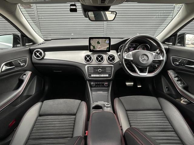 CLAクラス シューティングブレーク CLA180 シューティングブレーク AMGスタイル 後期型 AMGプレミアムPKG パノラミックSR 半革 Sヒーター M付PWシート PWテールゲート RSP ACC LKA BSA Bカメラ アンビエントライト ナビ TV BT ETC ドラレコ(4枚目)