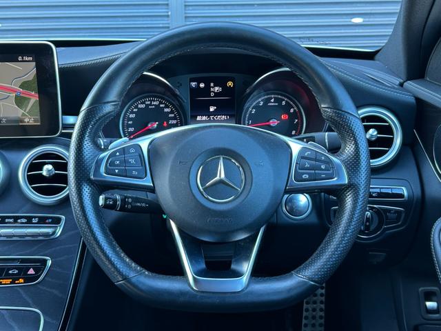 Cクラスステーションワゴン C180 ステーションワゴン スポーツ ワンオーナー RSP ACC LKA BSA Bカメラ パークトロニック HUD 黒革 Sヒーター PWシート PWテールゲート ナビ TV BT USB DVD LEDヘッドライト ETC 禁煙車(6枚目)
