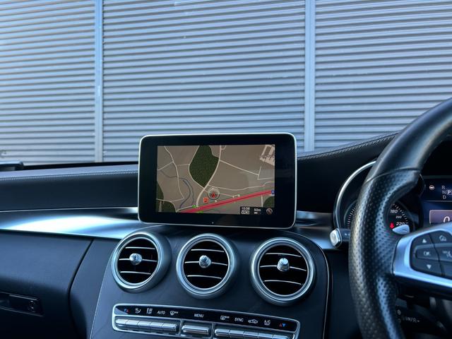 Cクラスステーションワゴン C180 ステーションワゴン スポーツ ワンオーナー RSP ACC LKA BSA Bカメラ パークトロニック HUD 黒革 Sヒーター PWシート PWテールゲート ナビ TV BT USB DVD LEDヘッドライト ETC 禁煙車(30枚目)