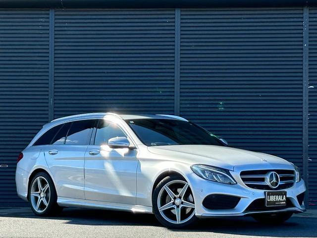 Cクラスステーションワゴン C180 ステーションワゴン スポーツ ワンオーナー RSP ACC LKA BSA Bカメラ パークトロニック HUD 黒革 Sヒーター PWシート PWテールゲート ナビ TV BT USB DVD LEDヘッドライト ETC 禁煙車(57枚目)